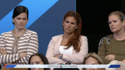 Audience members at Donald Trump's Univision town hall